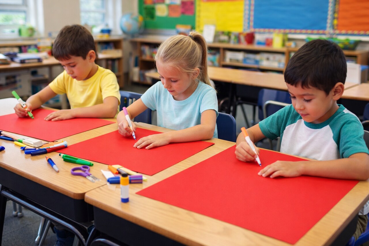 Pacon 4-Ply Oak Tag Poster Board 22" x 28" – Heavyweight Cardstock – 25 Pack